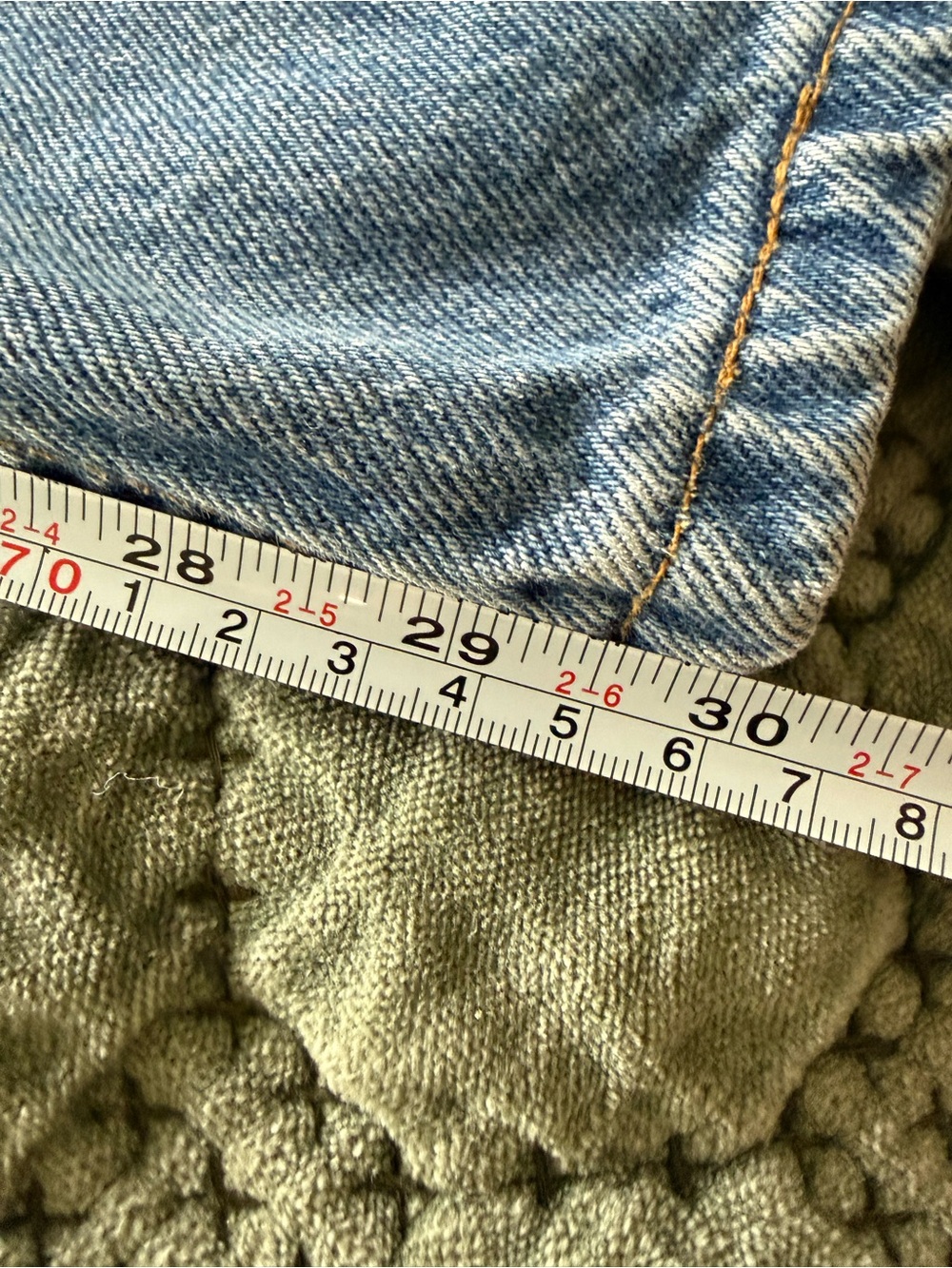 🔥 Vintage Levi’s 505 Jeans USA 34x30 Regular Fit Straight Leg 100% Cotton Denim - Picture 6 of 14